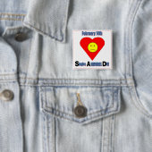 Badge Carré 5 Cm Choisit le jour de conscience (En situation)