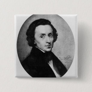 Badge Carré 5 Cm Chopin, 1858
