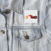 BADGE CARRÉ 5 CM CHOPPER (En situation)