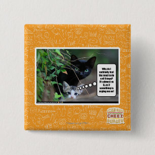 Badge Carré 5 Cm choses mauvaises