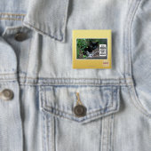 Badge Carré 5 Cm choses mauvaises (En situation)