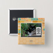 Badge Carré 5 Cm choses mauvaises (Devant & derrière)