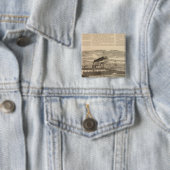 Badge Carré 5 Cm Christy et Garrett (En situation)