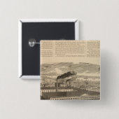 Badge Carré 5 Cm Christy et Garrett (Devant & derrière)