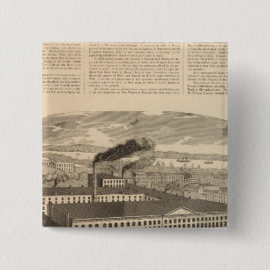 Badge Carré 5 Cm Christy et Garrett