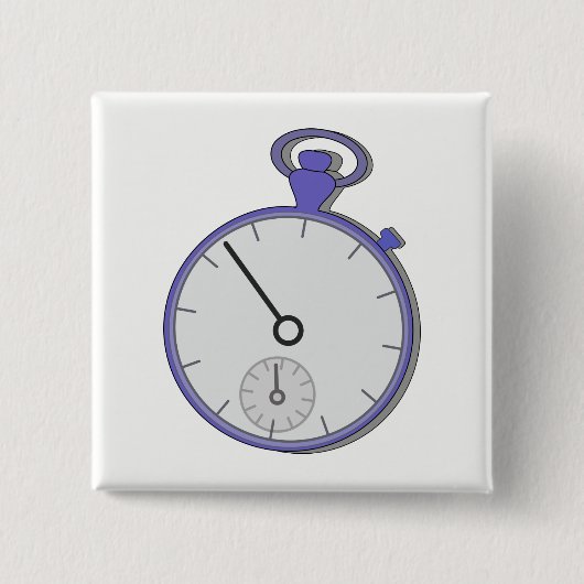 Badge Carré 5 Cm Chrono (Devant)