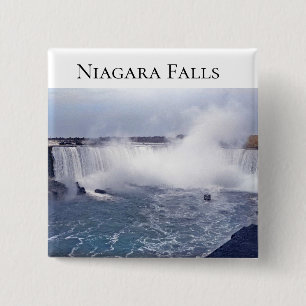 Badge Carré 5 Cm Chutes de fer à cheval