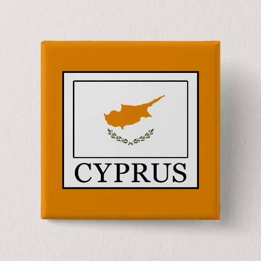 Badge Carré 5 Cm Chypre (Devant)