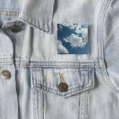 Badge Carré 5 Cm Ciel (En situation)