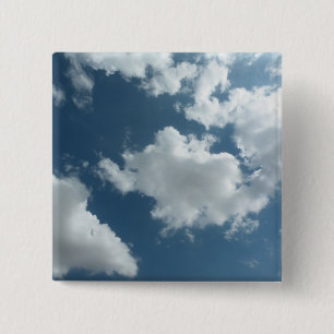 Badge Carré 5 Cm Ciel