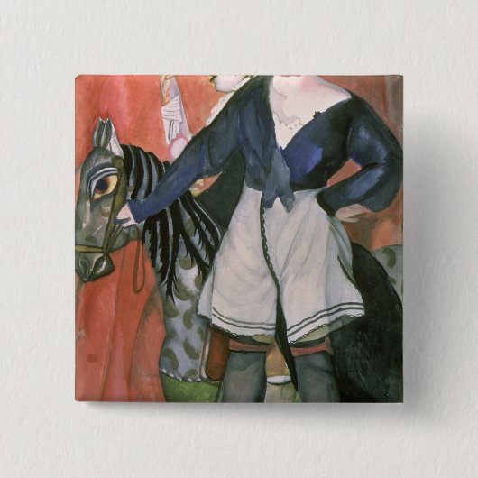 Badge Carré 5 Cm Cirque Scene, 1917 (Devant)