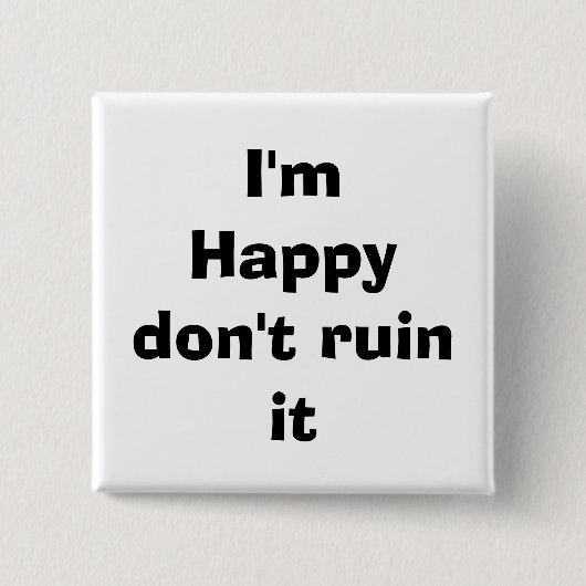 Badge Carré 5 Cm citation (Devant)