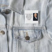 Badge Carré 5 Cm Citation 5b de James Madison (En situation)