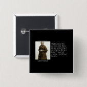 Badge Carré 5 Cm Citation de Harriet Tubman (Devant & derrière)