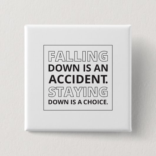 Badge Carré 5 Cm Citation de l'athlète à prix bas (Devant)