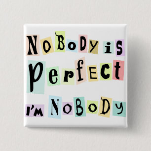 Badge Carré 5 Cm citation drôle