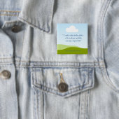 Badge Carré 5 Cm Citation JFK ~ Anti-Conformité Sociale (En situation)