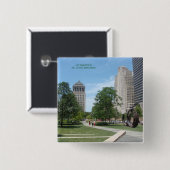 Badge Carré 5 Cm Citygarden (Devant & derrière)