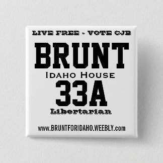 Badge Carré 5 Cm CJB - Bouton