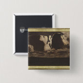 Badge Carré 5 Cm Clair de lune, 1887 (Devant & derrière)