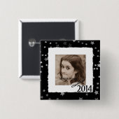 Badge Carré 5 Cm Classe faite sur commande des étoiles 2014 de (Devant & derrière)