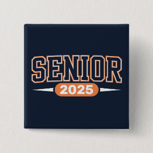 Badge Carré 5 Cm Classe supérieure de 2025