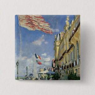 Badge Carré 5 Cm Claude Monet   le DES Roches Noires d'hôtel
