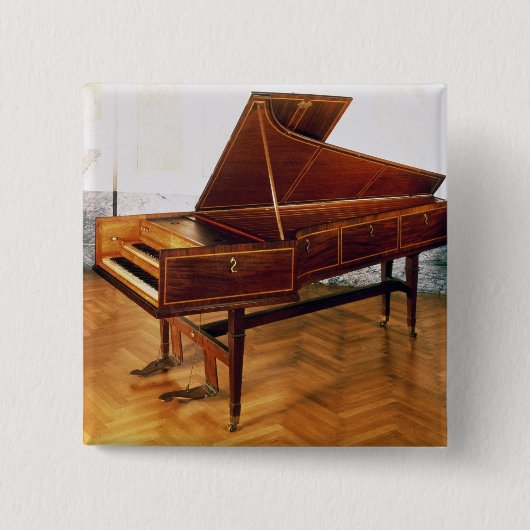 Badge Carré 5 Cm Clavecin appartenant à Franz Joseph Haydn (Devant)