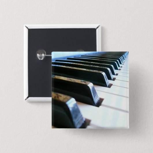 Badge Carré 5 Cm Clavier (Devant & derrière)