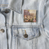 Badge Carré 5 Cm Clémence de Mayta Capac : pardon d'offres au (En situation)