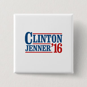 Badge Carré 5 Cm Clinton Jenner 2016