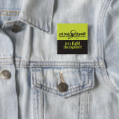 Badge Carré 5 Cm Cloison sèche toxique obtenue ? (En situation)