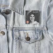 Badge Carré 5 Cm Clones d'Andrea (En situation)