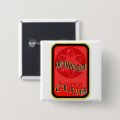 Badge Carré 5 Cm Club de la Science ! (Devant & derrière)