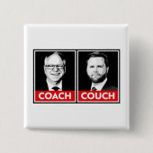 Badge Carré 5 Cm Coach vs Couch (Devant)