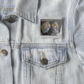 Badge Carré 5 Cm Cobayes libres (En situation)