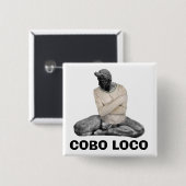 BADGE CARRÉ 5 CM COBO LOCO (Devant & derrière)