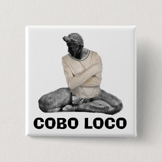 BADGE CARRÉ 5 CM COBO LOCO (Devant)