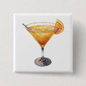 Badge Carré 5 Cm Cocktail Sidecar (Devant)