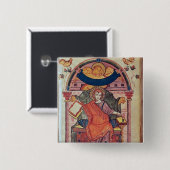 Badge Carré 5 Cm Cod.22 St Mark, du manuscrit d'ADA (Devant & derrière)