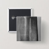 Badge Carré 5 Cm Code de Hammurabi, détail de colonne (Devant & derrière)