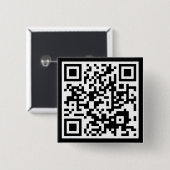 Badge Carré 5 Cm code personnalisable de QR (Devant & derrière)