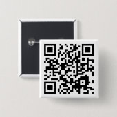 Badge Carré 5 Cm code personnalisable de QR (Devant & derrière)