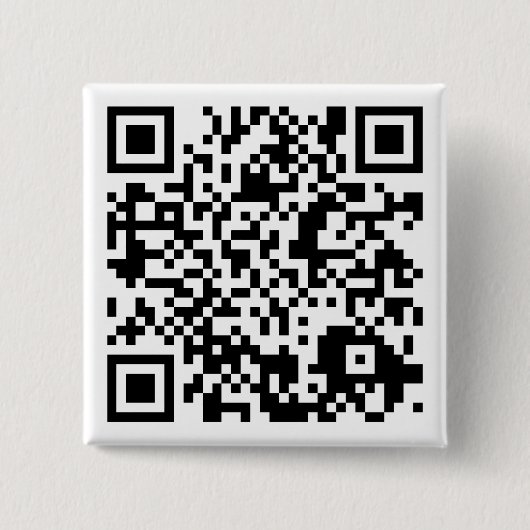 Badge Carré 5 Cm code personnalisable de QR (Devant)
