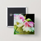 Badge Carré 5 Cm Coeurs saignants par Shirley Taylor (Devant & derrière)