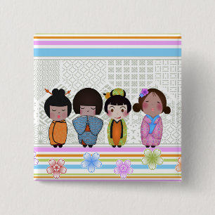 Badge Carré 5 Cm coke dolls