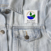 Badge Carré 5 Cm col de logo de LS, Julie SpringerConveno… - (En situation)