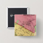 Badge Carré 5 Cm Cold Spring, Nelsonville (Devant & derrière)