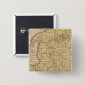 Badge Carré 5 Cm Colérain, Ohio (Devant & derrière)