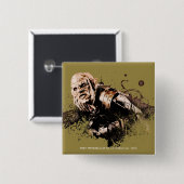 Badge Carré 5 Cm Collage vectoriel Gothmog Orc (Devant & derrière)